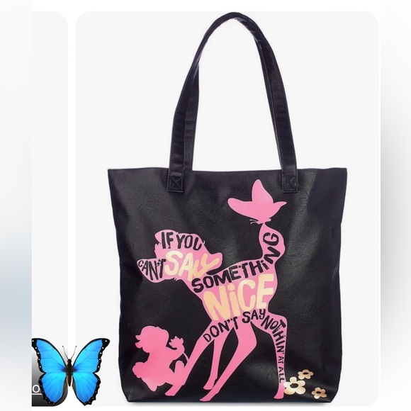 Disney Bambi and Thumper Tote Bag Say Something Nice - Picture 3 of 9